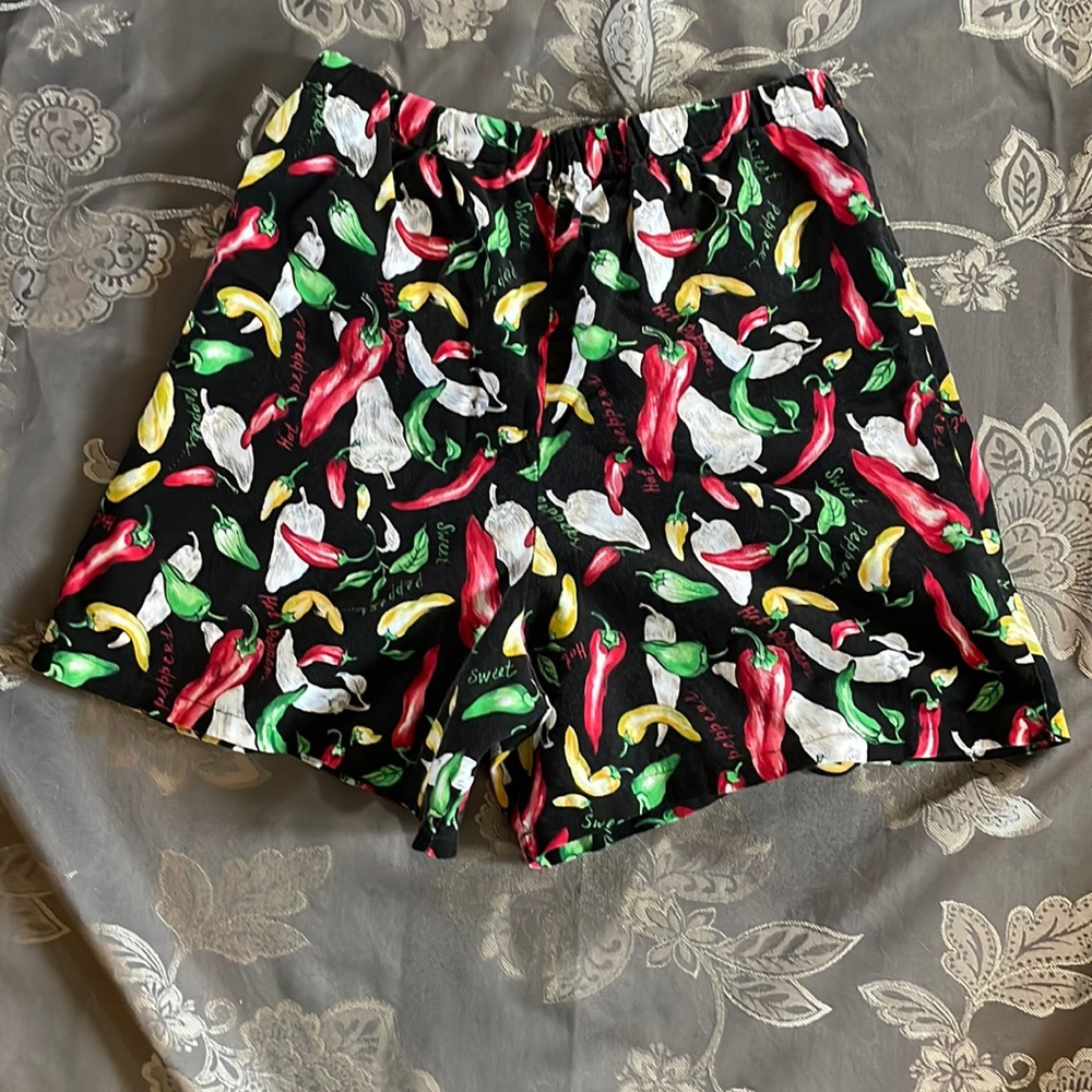 Chili pepper shorts size medium